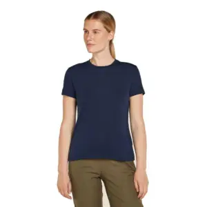 Icebreaker Merino Core T-shirt Met Korte Mouwen Marineblauw
