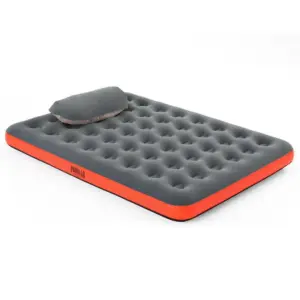 Bestway 67703 Double Roll & Relax 203x183x22 Cm Dubbel Luchtbed Met Ingebouwde Pomp Multicolor