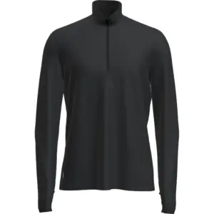 Icebreaker Original Sweatshirt Met Halve Rits Zwart
