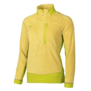Ternua Lofter Fleece Met Halve Rits Geel
