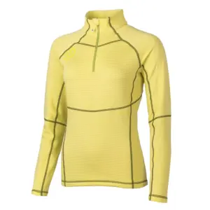 Ternua Momhill Fleece Met Halve Rits Geel