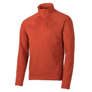 Ternua Momhill Fleece Met Halve Rits Oranje