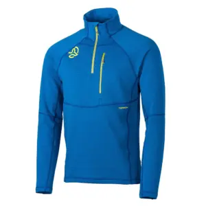 Ternua Momhill Fleece Met Halve Rits Deep Mediteraneen
