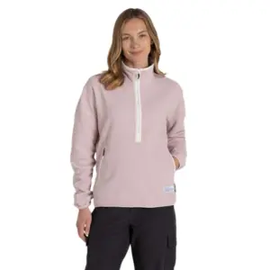 Craghoppers Co2 Renu Fleece Met Halve Rits Dusky Carnation