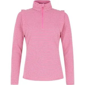 Protest Ivory Fleece Met Halve Rits Roze