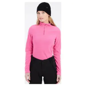 Protest Mutez Fleece Met Halve Rits Roze