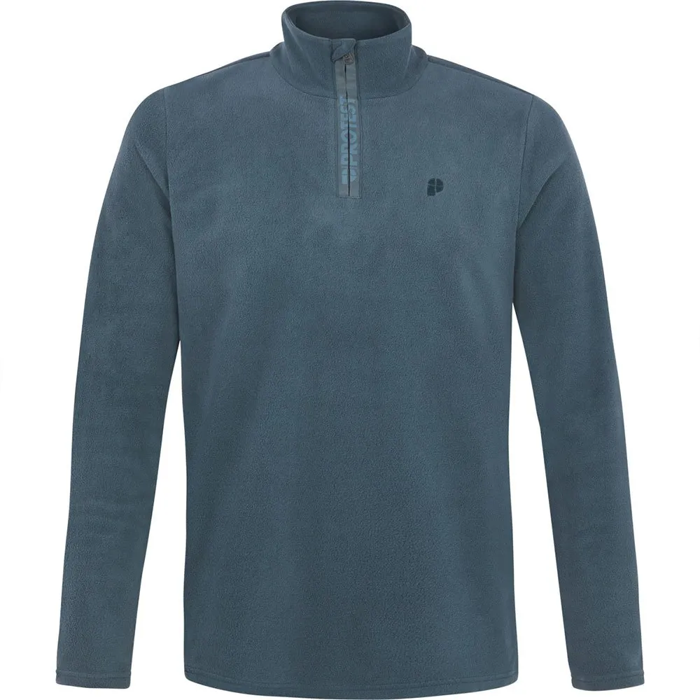 Protest Perfecto Fleece Met Halve Rits Blauw