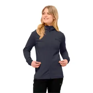Jack Wolfskin Baiselberg Fleece Met Volledige Rits Zilver