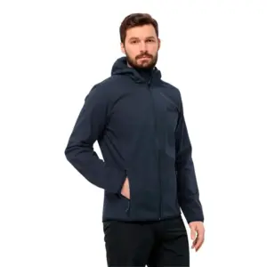 Jack Wolfskin Bornberg Hoodie Blauw