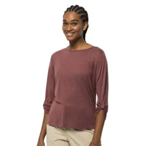 Jack Wolfskin Coast T-shirt Met 3/4 Mouw Apple Butter