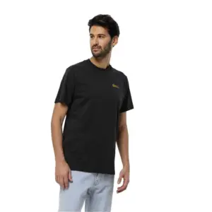 Jack Wolfskin Essential T-shirt Met Korte Mouwen Zwart