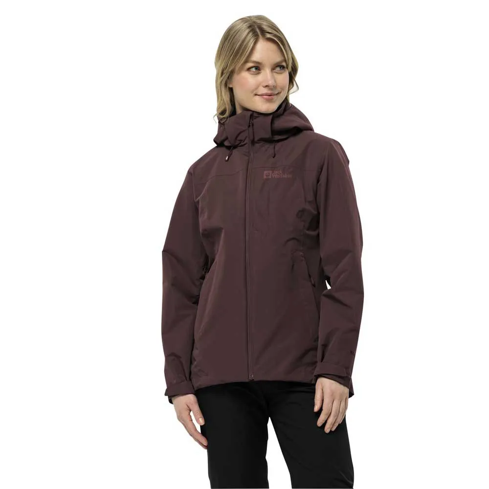 Jack Wolfskin Fernblick 2l Jas Dark Maroon