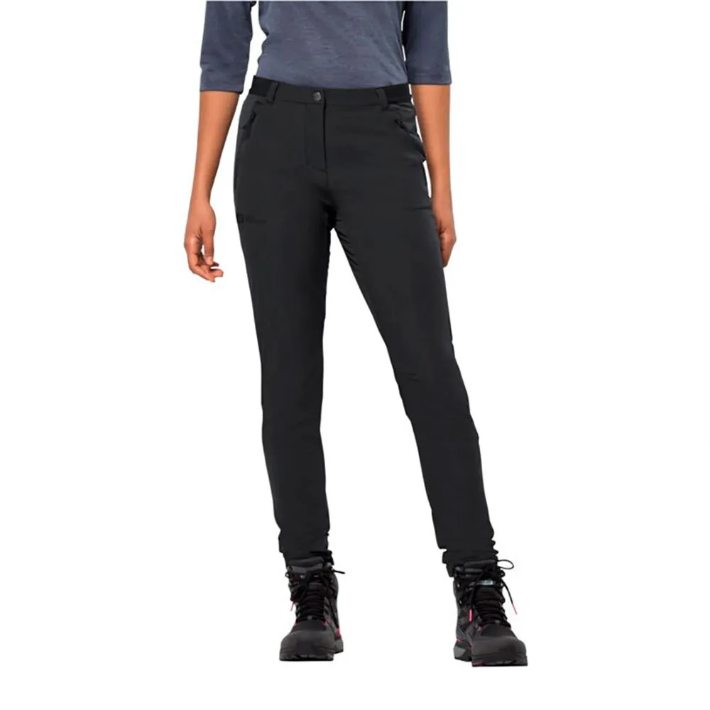 Jack Wolfskin Geigelstein Slim Broek Zwart
