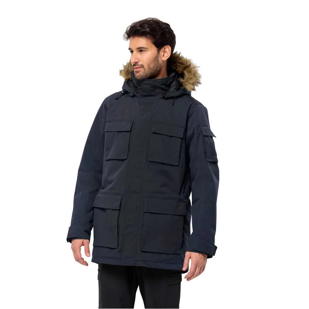 Jack Wolfskin Glacier Canyon Parka Blauw