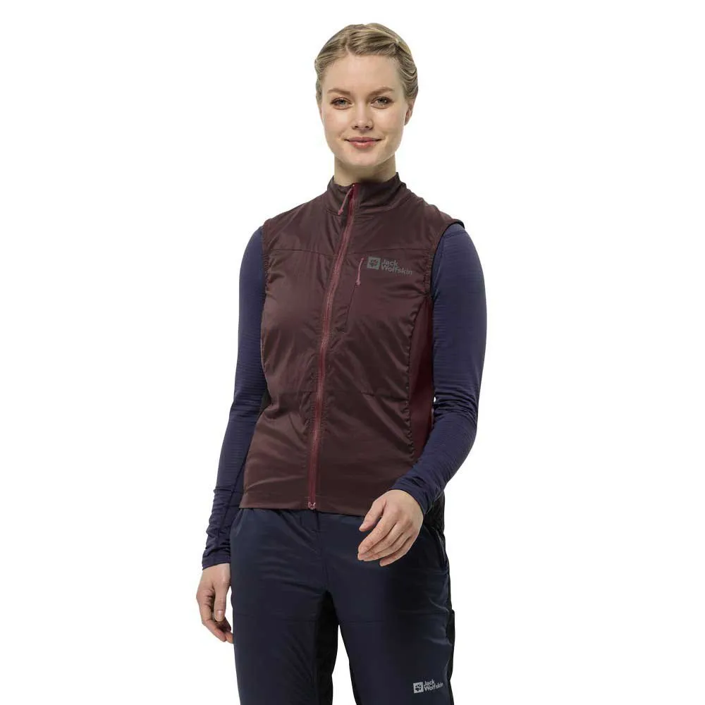 Jack Wolfskin Morobbia Alpha Vest Dark Maroon