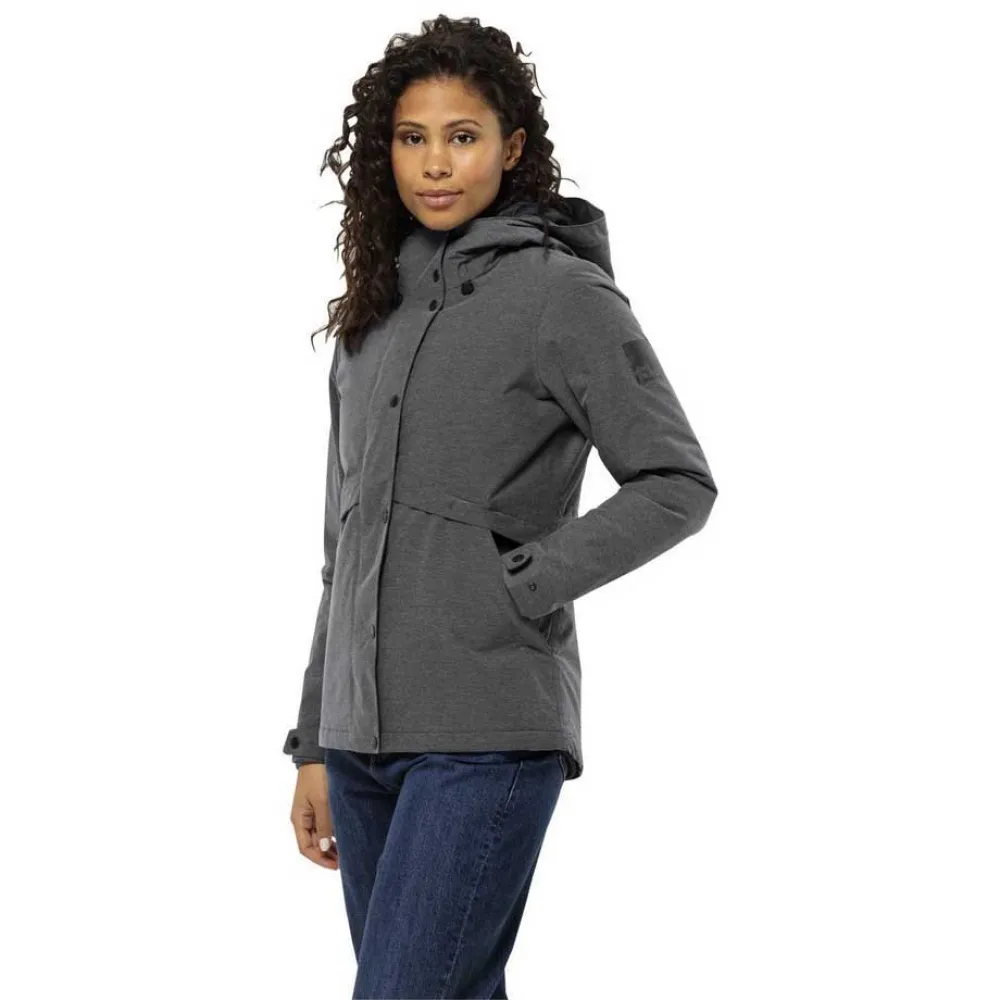 Jack Wolfskin Snowy Park Jas Zwart