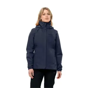 Jack Wolfskin Stormy Point 2l Jas Blauw