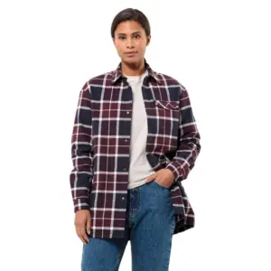 Jack Wolfskin Van View Overhemd Met Lange Mouwen Boysenberry