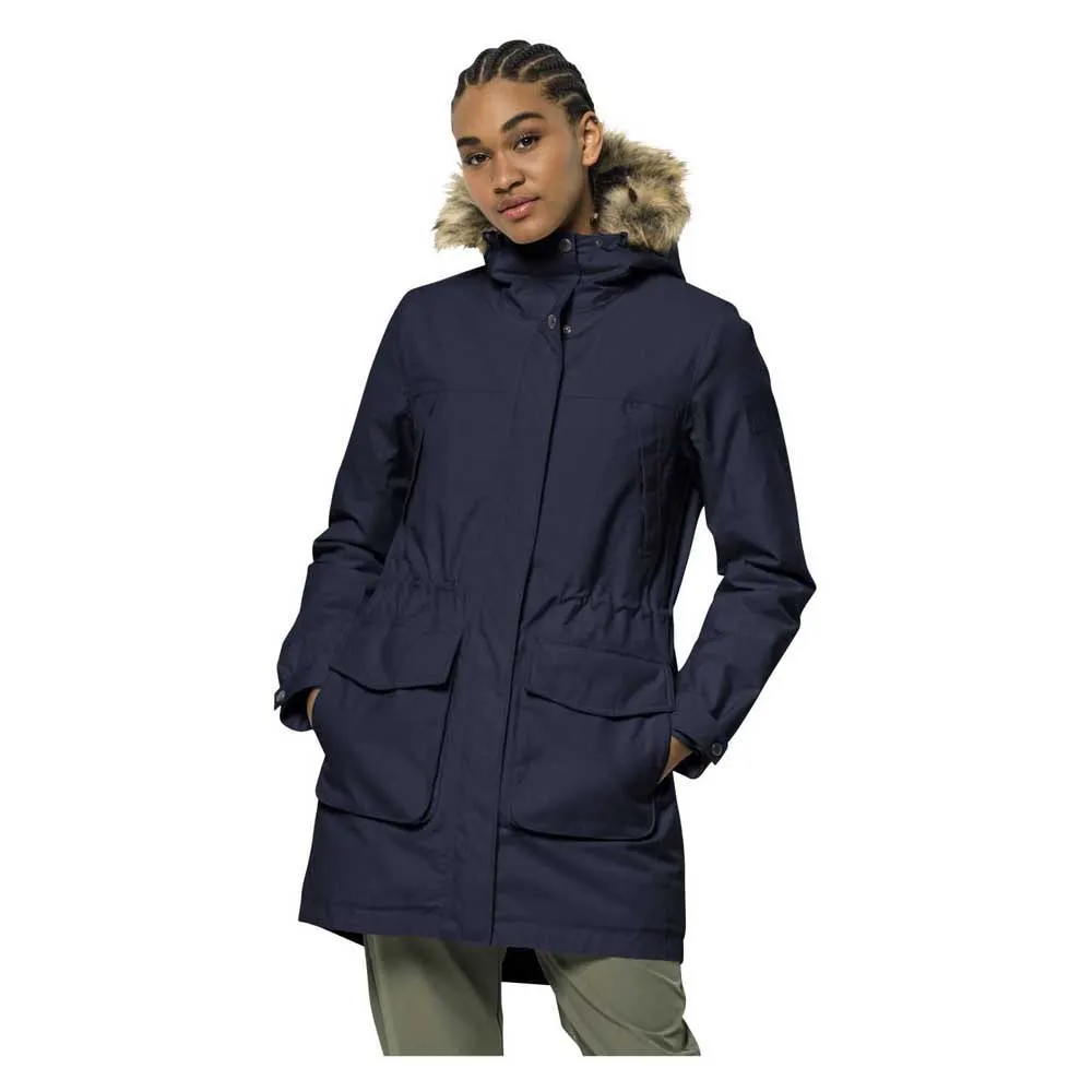 Jack Wolfskin Winterfrost Ins Parka Blauw