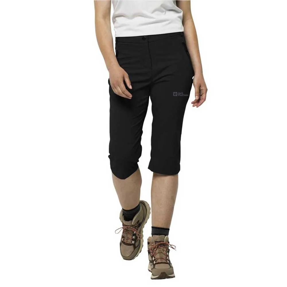Jack Wolfskin Activate Light 3/4-broek Zwart