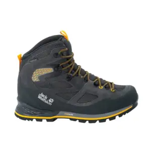Jack Wolfskin Force Crest Texapore Mid Wandelschoenen Zwart