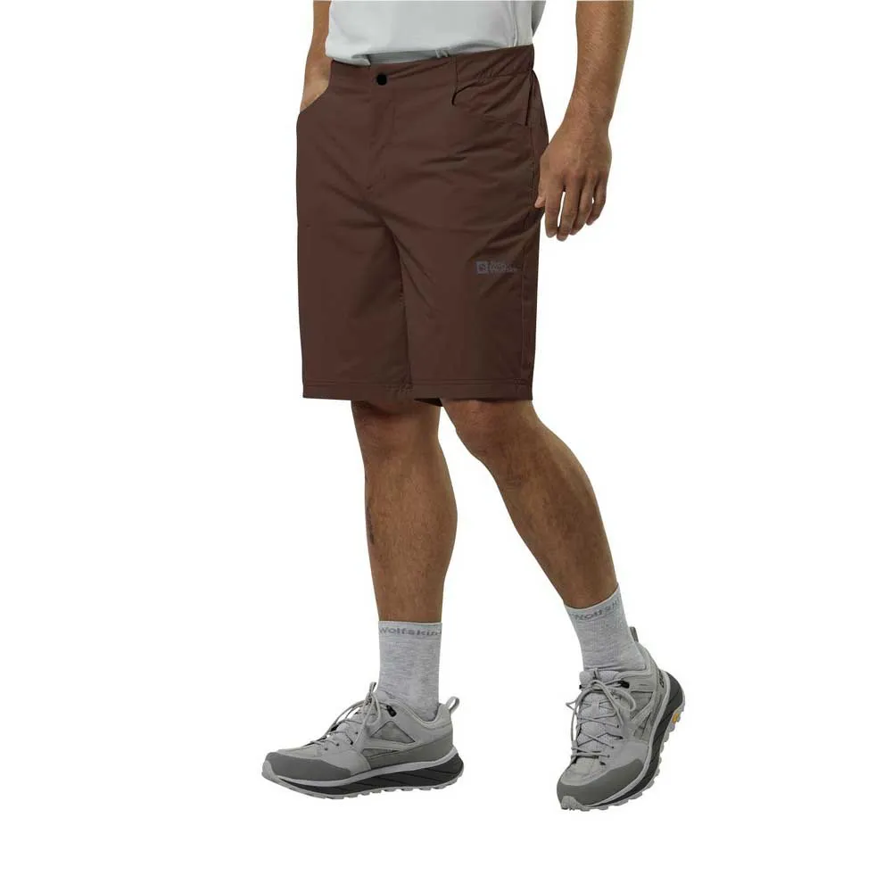 Jack Wolfskin Gravex Korte Broek Dark Rust