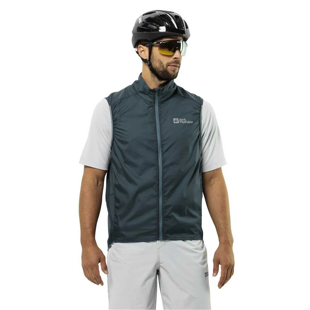 Jack Wolfskin Gravex Wind Vest Emerald
