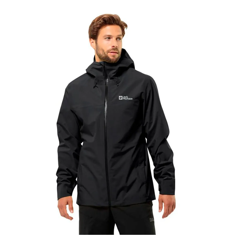 Jack Wolfskin Highest Peak 3l Jas Zwart