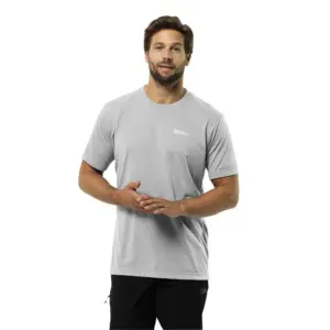 Jack Wolfskin Vonnan T-shirt Met Korte Mouwen Grijs