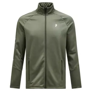 Peak Performance Rider Fleece Met Volledige Rits Pineneedle