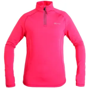 Newwood Istar Half Rits Lange Mouw T-shirt Roze