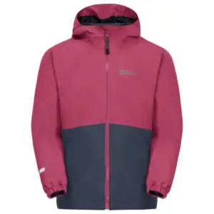 Jack Wolfskin Iceland 3in1 Jas Dark Fuchsia