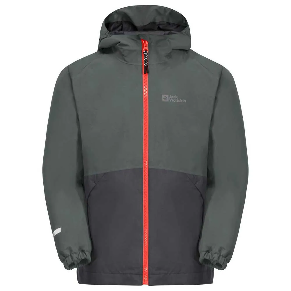 Jack Wolfskin Iceland 3in1 Jas Groen