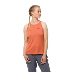 Jack Wolfskin Prelight Mouwloos T-shirt Guave