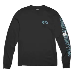 Thirtytwo Hood Rats T-shirt Met Lange Mouwen Zwart