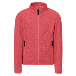 Rock Experience Odin Mock Neck Fleece Met Volledige Rits Koraal