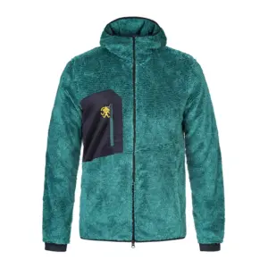 Rafiki Hulk Fleece Met Kap Groen