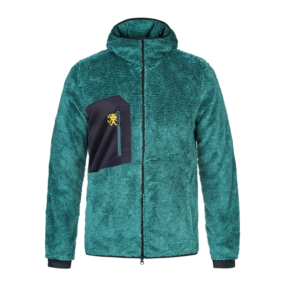 Rafiki Hulk Fleece Met Kap Groen