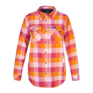 Rafiki Mojarra Overhemd Met Lange Mouwen Orangeade Plaid