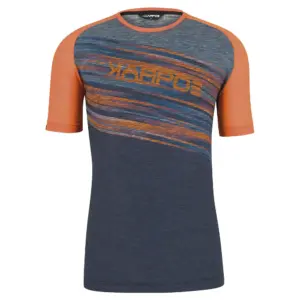 Karpos Croda Rossa Evo T-shirt Met Korte Mouwen Outer Space / Scarlet Ibis