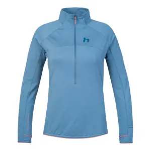 Hannah Eli Fleece Met Halve Rits Blauw