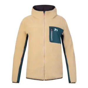 Hannah Koala Hoody Fleece Met Volledige Rits Beige
