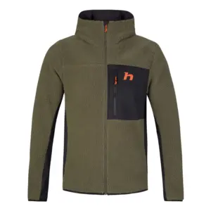 Hannah Kodiak Hoody Fleece Met Volledige Rits Antraciet