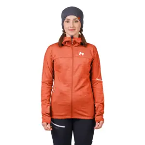 Hannah Meda Hoody Fleece Met Volledige Rits Oranje
