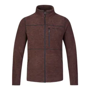 Hannah Santon Ii Fleece Met Volledige Rits Rum Raisin Mel