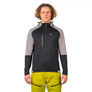 Hannah Tariq Hoody Fleece Met Volledige Rits Antraciet