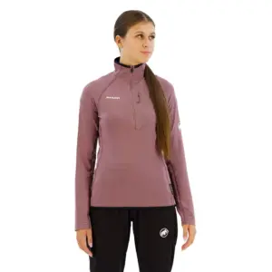 Mammut Aenergy Light Fleece Met Halve Rits Zwart