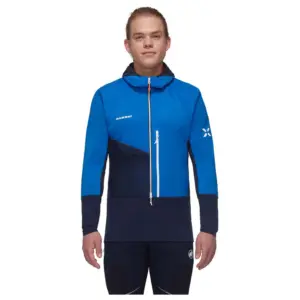 Mammut Eiger Speed Ml Hybrid Sweatshirt Met Halve Rits Azurit / Night