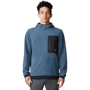 Mountain Hardwear First Tracks™ Fleece Met Kap Blauw