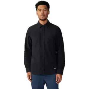 Mountain Hardwear Microchill™ Half Rits Lange Mouw T-shirt Zwart
